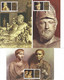 VATICAN - CARTE MAXIMUM - Yvert N° 638 à 643 - SCULPTURES Du MUSEE Du VATICAN - 2 SCANS - Maximum Cards