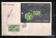 Cuba 1964 Space / Raumfahrt 25th Anniversary Of The First Post Rocket Experiment- Rockets And Satellites Stamp+block FDC - Südamerika