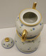 *BELLE TISANIERE THEIERE PORCELAINE LIMOGES S.A. Fleurs Bleues Dorures Vitrine   E - Limoges (FRA)