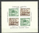 SPAIN Spanien Espana 1936 Hojita De Epila Pro Rodanas S&S Civil War Imperforated MNH Variety Set Off Abklatsch - Otros & Sin Clasificación