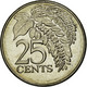 Monnaie, TRINIDAD & TOBAGO, 25 Cents, 2005, Franklin Mint, SPL, Copper-nickel - Trinidad Y Tobago