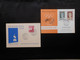 Saarland Mi 371+372/435   FDC  1956/58 - Covers & Documents