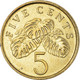 Monnaie, Singapour, 5 Cents, 2011 - Singapour