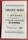 Briere Bockairy Rue Juiverie Etampes Calendrier Almanach Petit Format 1939 Art Deco Librairie - Petit Format : 1921-40