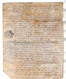 VP21.746 - Cachet Généralité De CAEN X VIRE - Acte En Peau De 1786 - Famille GASTEBLED à CLINCHAMPS SUR ORNE - Matasellos Generales