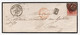 !!! 40C LEOPOLD 1ER SUR LETTRE DE 1864 POUR LA FRANCE - 1863-1864 Medaillen (13/16)