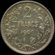 LaZooRo: Belgium 2 Francs 1909 XF / UNC - Silver - 2 Frank