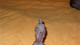 Delcampe - PETIT STATUETTE RELIGIEUSE, ECCLESIASTIQUE ANCIENNE CUIVRE ?..A IDENTIFIER AVEC SOCLE EN BOIS INSCRIPTION V.M. 103 - Religious Art