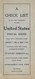 USA : A CHECK LIST Of..Varities Of The UNITED STATES Postal Issues 1901-1916 St.Gibbon - Manuali