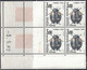 INSECTES - TAXE - N°111 -  BLOC DE 4 - COIN DATE - 3-5-1982 - COTE 7€50. - Postage Due