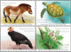 UN 2023 United Nation- Endangered Species,Eagle,Sheep,Turtle,Horse,Whale,Antelope,Lynx,Flower.MNH(**) - Neufs