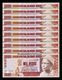 Guinea Bissau Lote 10 Billetes 1000 Pesos 1993 Pick 13b Sc Unc - Guinea-Bissau
