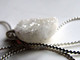 Delcampe - Pendentif Quartz Naturel, Quartz Français, Quartz D'Ardèche, Travail Artisanal, Cadeau Original Femme Ou Homme, Pièce Un - Necklaces/Chains