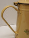 * CAFETIERE TÔLE EMAILLEE BEIGE & Fleurs Signée D'une Cafetière & 13cm XXe  E - Sonstige & Ohne Zuordnung