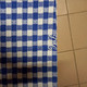 Nappe Bleue 346x136cm Avec Serviettes Monogramme DC - Altri & Non Classificati