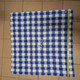 Delcampe - Nappe Bleue 346x136cm Avec Serviettes Monogramme DC - Other & Unclassified