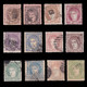 1870.Efigie.12 Valores Usado.Edifil.102/110 Y 112/114 - Used Stamps