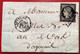 TONNEINS 1849 (45 Lot Et Garonne) + Grille Lettre RARE Affr Cérès 20c Noir Nr.3 TB>Le Mas D‘ Agenais (France Cover - 1849-1876: Classic Period