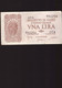 1944 - ITALIA Luogotenenza - Banconota LIRE 1 - Italia – 1 Lira