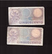 Italia - 2 Banconote Da L 500 Usate - 500 Liras