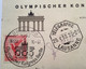 "OLYMPISCHER KONGRESS BERLIN 1930" Sonderstempel RARITÄT Gelaufen Mit Ak-Stpl (Olympic Games Cover 1936 Jeux Olympiques - Lettres & Documents