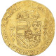 Monnaie, Pays-Bas, Charles Quint, Couronne D'or Au Soleil, 1543, Nimega, TTB+ - …-1795 : Periodo Antiguo