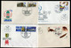 DDR (EAST GERMANY)  Ten Different Postal Stationery Envelopes Cancelled. - Covers - Used