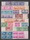 Delcampe - USA - 1946/1955  - ANNEES COMPLETES En BLOCS De 4 ! AVEC POSTE AERIENNE ** MNH - 8 PAGES ! - COTE YVERT = 830++ EUR - Volledige Jaargang