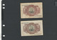 ESPAGNE - LOT 2 Billets 1 Peseta 1953 TB/F Pick-144 - 1-2 Peseten