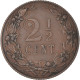 Monnaie, Pays-Bas, Wilhelmina I, 2-1/2 Cent, 1904, TTB, Bronze, KM:134 - 2.5 Centavos