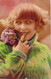 Photographie - Jeune Femme - Portrait - Bague - Fleur - Pull - Carte Postale Ancienne - Fotografie