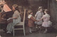 Musique - Une Petite Pianiste Et Un Trio De Petites Danseuses - Carte Postale Ancienne - Muziek En Musicus