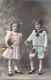 Musique - Deux Petits Trompettistes - Carte Postale Ancienne - Musica E Musicisti