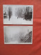 Lot Of 2 Cards.   April Snow Storm.      Rip Van Winkle  Trail. Grand Gorge  Catskills NY              Ref 5959 - Catskills