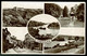 Ref 1599 - Multiview Postcard - Cardigan High Street - Victoria Gardens Cliff Hotel  Net Pool -Wales - Cardiganshire