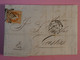 BP3 FRANCE BELLE LETTRE 1855 ETOILE DE PARIS  A CASTRES +NAP. N°16 40C +AFFR.INTERESSANT++ - 1853-1860 Napoléon III.