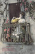 FEMMES - Balcon Fleuri - Rosine Assise à Son Balcon Arrose Ses Fleurs Préférées - Carte Postale Ancienne - Femmes