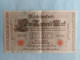 Reichsbanknote 1000 Mark Sceau Rouge 1910 (nr 8230200M) - 1000 Mark