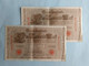 2 Reichsbanknotes 1000 Mark Sceau Rouge 1910 (nr 8230027M-8230028M) - 1000 Mark