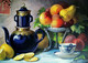 Cpa  ILLUSTRATEUR . NATURE MORTE AUX FRUITS . THE AU CITRON . STILL LIFE TEA AND LEMON   A/S MARY GOLAY - Medicinal Plants