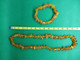 Small Baltic Amber Necklace And Bracelet For Girls / Child - Approx. For 10-12  Years Old - Ethnics