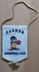 Zagreb Basketball Club Croatia  PENNANT, SPORTS FLAG  SZ74/70 - Habillement, Souvenirs & Autres