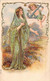 CHRISTIANISME - Vierge Avec Un Ange  - Carte Postale Ancienne - Vergine Maria E Madonne