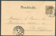2 Cent. Brun Obl. Dc DOMMELDANGE Sur Carte Imprimée Du 20-5 1899 Vers Birtrange Via EttelbrucK.  - 20833 - 1895 Adolfo Di Profilo