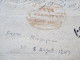 GB Kolonie Indien 1847 Cover An Den Maharaja Von Rewah. Mirzapore / Free. Roter Ovaler Stempel - ...-1852 Préphilatélie