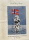 NORWAY 1961, FDC PRIVATE COVER, ILLUSTRATE FLAG, AMUNDSEN'S ARRIVAL AT SOUTH POLE, PARTY & TENT, 2 STAMP, OSLO CITY CANC - Cartas & Documentos