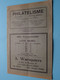 Maandblad PHILATELISME > Postzegelvereeniging " DE SCHELDE " Okt 1928 ( Druk Léon Carette Boulaerlei DEURNE-ZUID ) ! - Verzamelaars