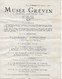 MUSEE GREVIN PARIS Bd MONTMARTRE Programme De 1950 Dépliant 4 Pages 4 Scans - Programmes