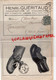 87 -LIMOGES - RARE LETTRE FACTURE  HENRI GUERITAUD-CHAUSSURES WISOKY-20 AV. DU MIDI-RUE PAUL DERIGNAC-1919  CHAUSSURE - Kleidung & Textil