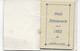 PETIT ALMANACH 1953 4cm X 5,5cm Pub Papeterie Comtoise BESANCON Et MONTBELIARD 5 Scans - Petit Format : 1941-60